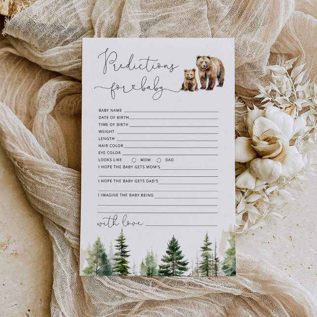 Avontuur wacht op beer voorspellingen voor baby (Creator heeft geüpload)