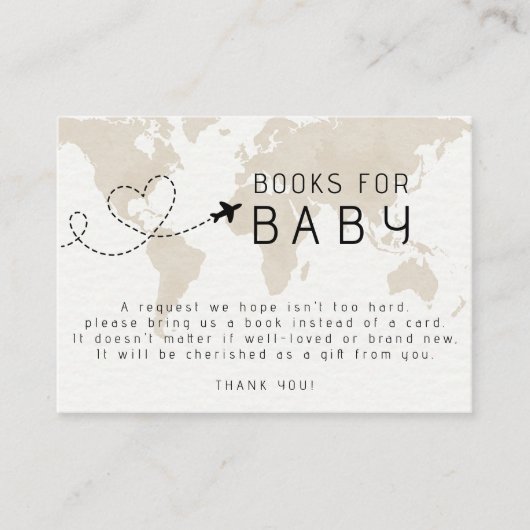 Avontuur wacht op boeken voor Baby Kaart (Voorkant)