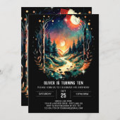 Avontuur wacht op Boheemse verjaardag Kaart (Voorkant / Achterkant)