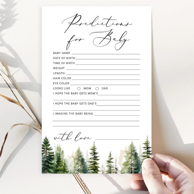 Avontuur wacht op bosvoorspellingen voor baby (Creator heeft geüpload)