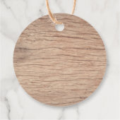 Avontuur wacht op Bruiloft met Rustieke Zonnebloem Bedankjes Labels (Achterkant)