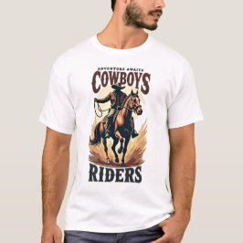 Avontuur wacht op: Cowboys & Riders T-shirt