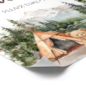 Avontuur wacht op de gunsten van de bergen poster (Hoek)