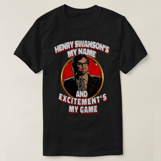 Avontuur wacht op de Henry Swanson Vibes w T-shirt (Design voorkant)