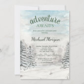 Avontuur wacht op de opvoeding van de bossneeuw kaart (Voorkant)