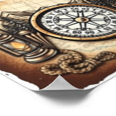 Avontuur wacht op digitale download - Perfect DTF Poster (Hoek)