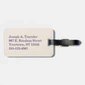 Avontuur wacht op foto Reizen  Custom Bagagelabel (Achterkant horizontaal)