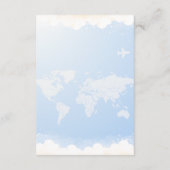 Avontuur wacht op genderneutrale luierrapper informatiekaartje (Achterkant)