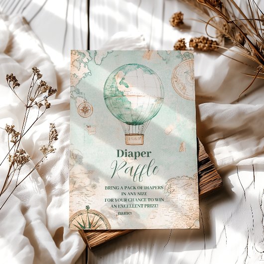 Avontuur wacht op genderneutrale luierrapper informatiekaartje