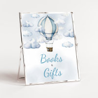 Avontuur wacht op hete lucht ballon boeken en gesc