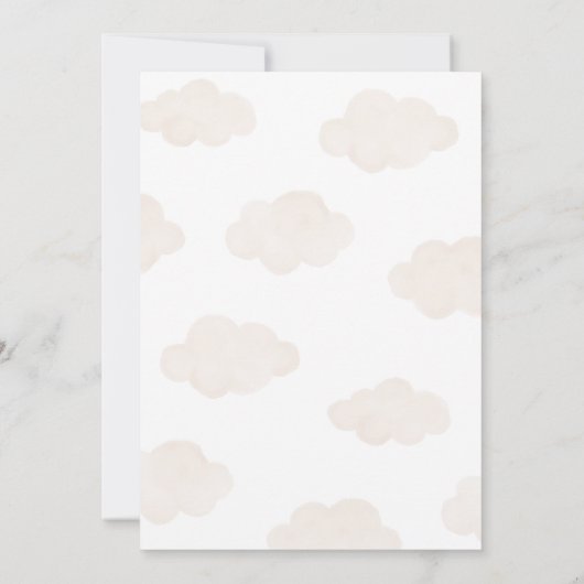 Avontuur wacht op hete lucht ballon meisje 1e verj kaart (Achterkant)