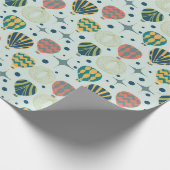 Avontuur wacht op hete lucht ballon Sage Cadeaupapier (Hoek)