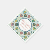 Avontuur wacht op heteluchtballon Sage Baby shower Servet (Hoek)