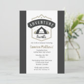 Avontuur wacht op je Verjaardagsfeest Uitnodiging  (Staand voorkant)