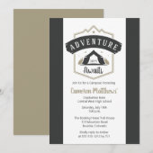 Avontuur wacht op je Verjaardagsfeest Uitnodiging  (Voorkant / Achterkant)