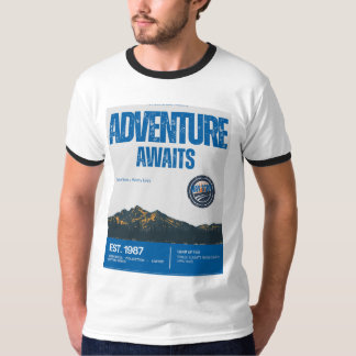 Avontuur wacht op jou vintage berg T-shirt | Retro