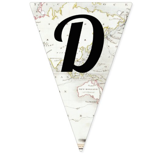 Avontuur wacht op  kaart Reis Baby shower Vlaggetjes (Tweede vlag)