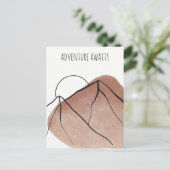 Avontuur wacht op kampeerliefhebbers briefkaart (Staand voorkant)