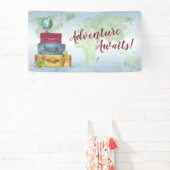 Avontuur wacht op koffers Afscheid Spandoek (Insitu)