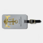 Avontuur wacht op kruisverdamping van het anatomis bagagelabel (Voorkant horizontaal)