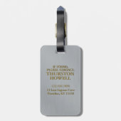 Avontuur wacht op kruisverdamping van het anatomis bagagelabel (Achterkant verticaal)