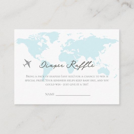 Avontuur wacht op luierraffel informatiekaartje (Voorkant)