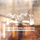 Avontuur wacht op Mountain Camper Hiker Car Decal (Vel 2)