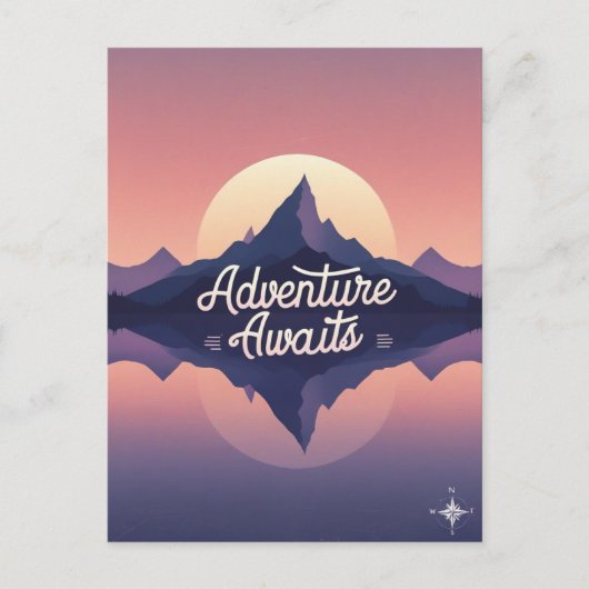 Avontuur wacht op Natuur Briefkaart (Voorkant)