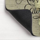 Avontuur wacht op oude Wereldkaart Muismat (Hoek)