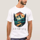 Avontuur wacht op  outdoor T-shirt (Voorkant)