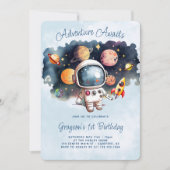 Avontuur wacht op Outerspace 1e verjaardag Kaart (Voorkant)