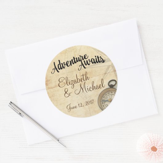 Avontuur wacht op Sticker (Envelop)