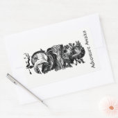 Avontuur wacht op Stickers van scheepsboekenplanke (Envelop)