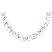 Avontuur wacht op TRAVEL wereldkaart afstuderen Vlaggetjes (Alle)