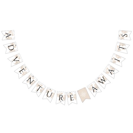 Avontuur wacht op TRAVEL wereldkaart afstuderen Vlaggetjes (Alle)