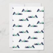 Avontuur wacht op uitnodiging baby shower (Achterkant)