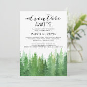 Avontuur wacht op uitnodiging voor Forest Couples (Staand voorkant)