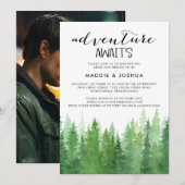 Avontuur wacht op uitnodiging voor Forest Couples (Voorkant / Achterkant)