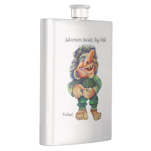 Avontuur wacht op verblijf Bold Troll Waterverf Flacon (Rechts)