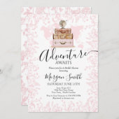 Avontuur wacht op Vrijgezellenfeest, Reisdouche Kaart (Voorkant / Achterkant)