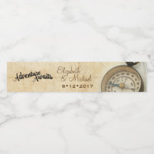 Avontuur wacht op waterflesje label