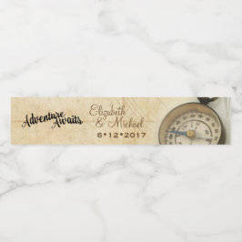 Avontuur wacht op waterflesje label waterfles etiket