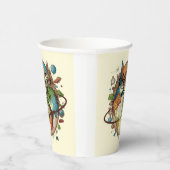 Avontuur wacht op Wereldbol Baby shower Papieren Bekers (Rechts)