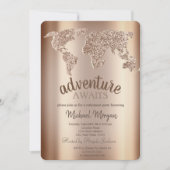 Avontuur wacht op Wereldkaart Kaart (Voorkant)