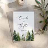 Avontuur wacht pijnbomen kaarten en geschenken poster