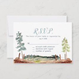 Avontuur Wacht Reactiekaarten RSVP Kaartje