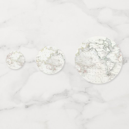 Avontuur wacht Reis Bruidsborrel Kaart Confetti (Voorkanten)