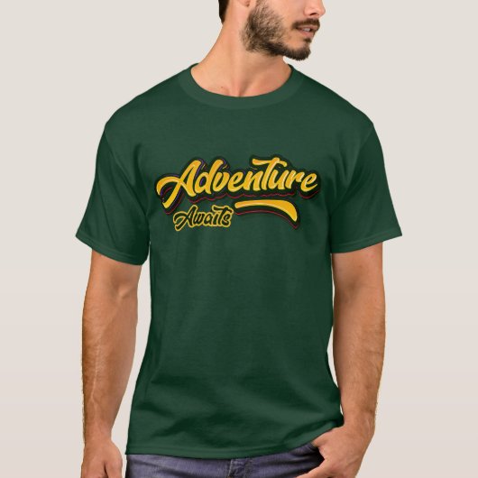 Avontuur wacht | Reizen T-shirt (Voorkant)