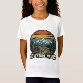 Avontuur Wacht Retro Camping T-Shirt