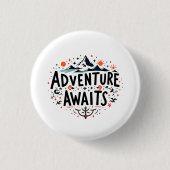 Avontuur wacht ronde button 3,2 cm (Voorkant)